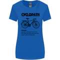 Cyclopath Funny Cycling Cyclist Bicycle Womens Wider Cut T-Shirt Royal Blue