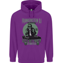 DJ Frankenstein Funny Music Vinyl Halloween Childrens Kids Hoodie Purple