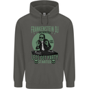 DJ Frankenstein Funny Music Vinyl Halloween Childrens Kids Hoodie Storm Grey