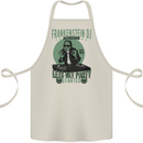 DJ Frankenstein Funny Music Vinyl Halloween Cotton Apron 100% Organic Natural