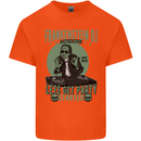 DJ Frankenstein Funny Music Vinyl Halloween Kids T-Shirt Childrens Orange