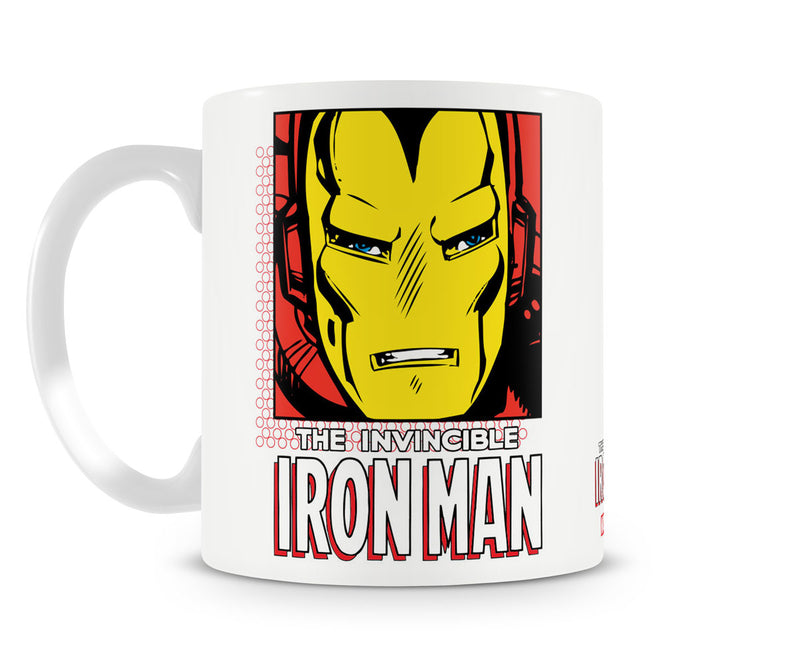 marvel comic the iron man white coffee mug superhero film