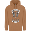 Dab Skeleton the Day of the Dab Dead Mens 80% Cotton Hoodie Caramel Latte