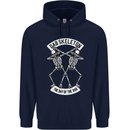 Dab Skeleton the Day of the Dab Dead Mens 80% Cotton Hoodie Navy Blue