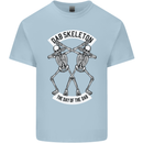 Dab Skeleton the Day of the Dab Dead Mens Cotton T-Shirt Tee Top Light Blue