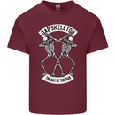 Dab Skeleton the Day of the Dab Dead Mens Cotton T-Shirt Tee Top Maroon