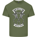 Dab Skeleton the Day of the Dab Dead Mens Cotton T-Shirt Tee Top Military Green
