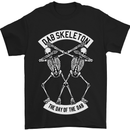 Dab Skeleton the Day of the Dab Dead Mens T-Shirt Cotton Gildan Black