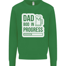 Dad Bod In Progress Funny Fathers Day Body Mens Sweatshirt Jumper Irish Green