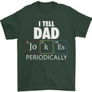 Dad Jokes Periodically Funny Father's Day Mens T-Shirt Cotton Gildan Forest Green
