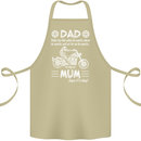 Dad Mum Biker Motorcycle Motorbike Funny Cotton Apron 100% Organic Khaki
