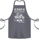 Dad Mum Biker Motorcycle Motorbike Funny Cotton Apron 100% Organic Steel