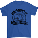 Dad & Daughter Best Friends Father's Day Mens T-Shirt Cotton Gildan Royal Blue