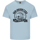 Dad & Daughters Best Friends Father's Day Kids T-Shirt Childrens Light Blue
