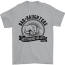 Dad & Daughters Best Friends Father's Day Mens T-Shirt Cotton Gildan Sports Grey
