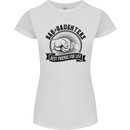 Dad & Daughters Best Friends Father's Day Womens Petite Cut T-Shirt White