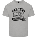 Dad & Son Best Friends Father's Day Kids T-Shirt Childrens Sports Grey