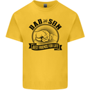 Dad & Son Best Friends Father's Day Kids T-Shirt Childrens Yellow