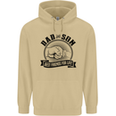 Dad & Son Best Friends For Life Mens 80% Cotton Hoodie Sand