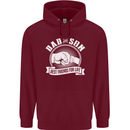 Dad & Son Best Friends for Life Childrens Kids Hoodie Maroon