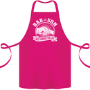 Dad & Son Best Friends for Life Cotton Apron 100% Organic Pink