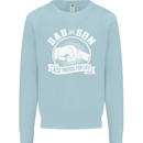 Dad & Son Best Friends for Life Kids Sweatshirt Jumper Light Blue