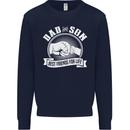 Dad & Son Best Friends for Life Kids Sweatshirt Jumper Navy Blue
