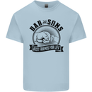 Dad & Sons Best Friends Father's Day Kids T-Shirt Childrens Light Blue