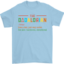 Dadalorian Funny Fathers Day Dad Daddy Mens T-Shirt Cotton Gildan Light Blue