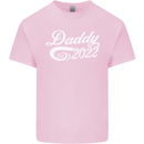 Daddy Est. 2022 Funny Father's Day Mens Cotton T-Shirt Tee Top Light Pink