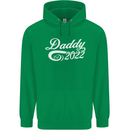 Daddy Est. 2022 Funny Father's Day Mens Hoodie Irish Green