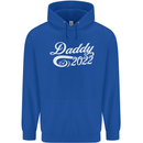 Daddy Est. 2022 Funny Father's Day Mens Hoodie Royal Blue