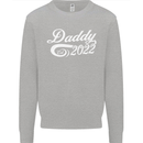 Daddy Est. 2022 Funny Father's Day Mens Sweatshirt Jumper Sports Grey