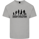 Daddy Evolution Fathers Day Mens Cotton T-Shirt Tee Top Sports Grey
