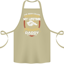 Daddy Is My Favourite Funny Fathers Day Cotton Apron 100% Organic Khaki