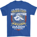 Daddy Is My Favourite Funny Fathers Day Mens T-Shirt Cotton Gildan Royal Blue