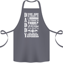 Daddy My Favourite Superhero Father's Day Cotton Apron 100% Organic Steel
