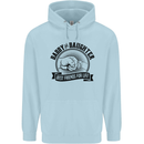 Daddy & Daughter Best Friends Father's Day Childrens Kids Hoodie Light Blue