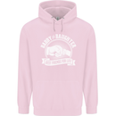 Daddy & Daughter Best Friends Father's Day Childrens Kids Hoodie Light Pink
