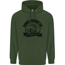 Daddy & Daughter Best Friends Father's Day Mens 80% Cotton Hoodie Forest Green