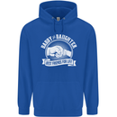Daddy & Daughter Best Friends Father's Day Mens 80% Cotton Hoodie Royal Blue