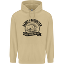 Daddy & Daughter Best Friends Father's Day Mens 80% Cotton Hoodie Sand