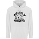Daddy & Daughter Best Friends Father's Day Mens 80% Cotton Hoodie White