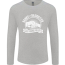 Daddy & Daughter Best Friends Father's Day Mens Long Sleeve T-Shirt Sports Grey