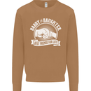Daddy & Daughter Best Friends Father's Day Mens Sweatshirt Jumper Caramel Latte
