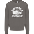 Daddy & Daughter Best Friends Father's Day Mens Sweatshirt Jumper Charcoal