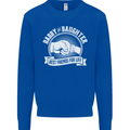 Daddy & Daughter Best Friends Father's Day Mens Sweatshirt Jumper Royal Blue