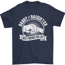 Daddy & Daughter Best Friends Father's Day Mens T-Shirt Cotton Gildan Navy Blue