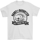 Daddy & Daughter Best Friends Father's Day Mens T-Shirt Cotton Gildan White