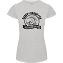 Daddy & Daughter Best Friends Father's Day Womens Petite Cut T-Shirt Sports Grey